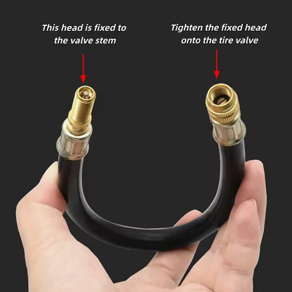 Flexible Tire Valve Extender Hose – Easy Access for Hard-to-Reach Tire Valves
