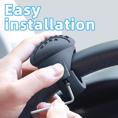Omini™ 360° Steering Wheel Power Knob – Universal Anti-Slip Driving Spinner